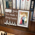 10 Year Tin Anniversary Personalized Anniversary for Couples Aluminum Family Tree Decor Picture Frame Keepsake